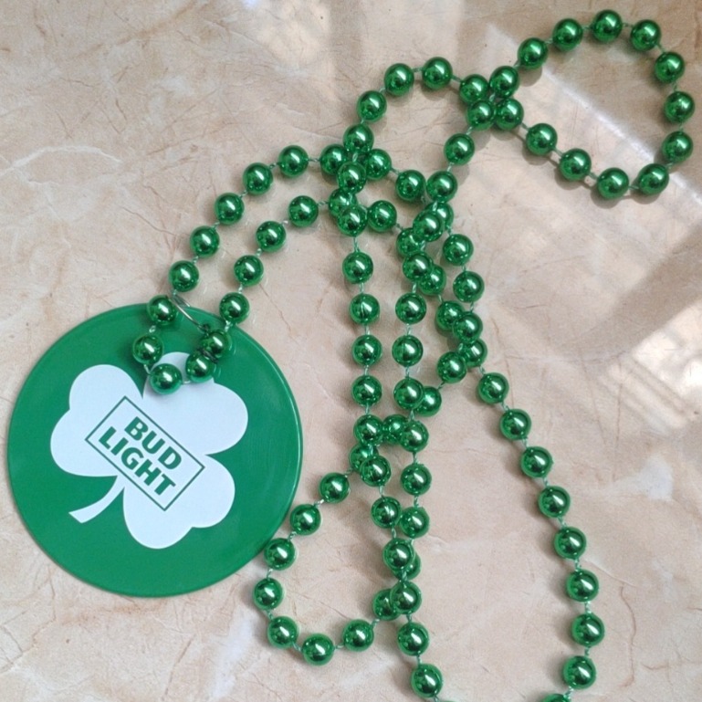 Custom Plastic Medallion Beads Necklace 2