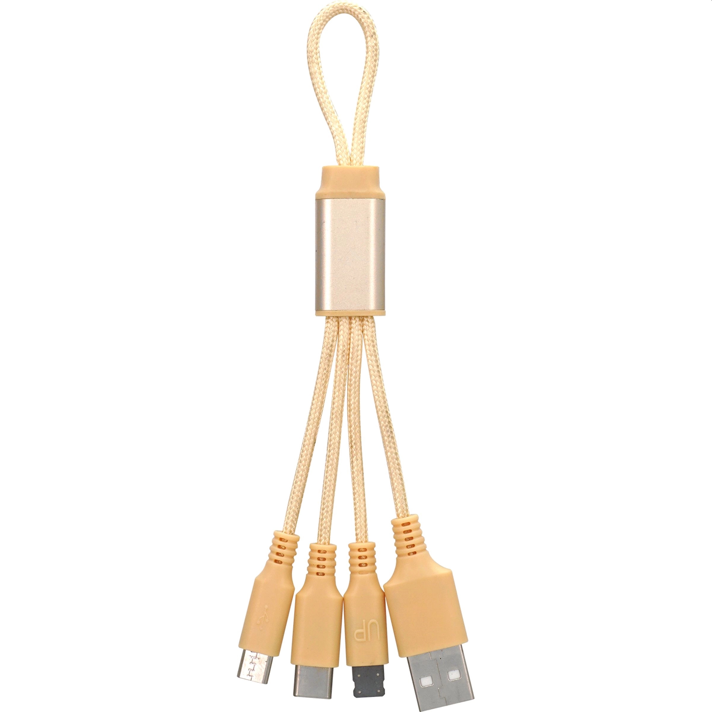 Metallic Loop 3-in-1 Cable with Type C USB 9