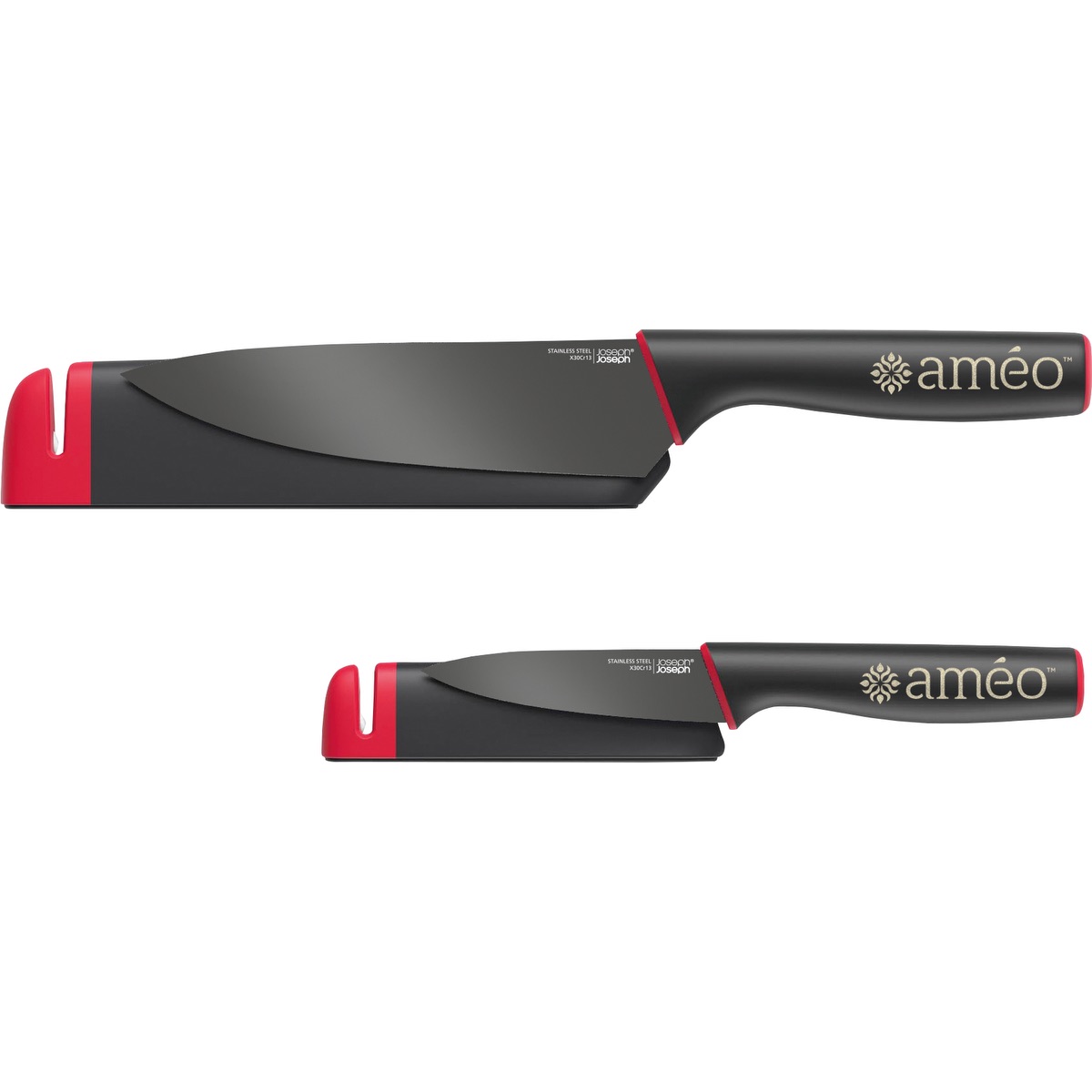 Joseph Joseph® Slice&Sharpen™ 2 Knives w/ Sheaths 7