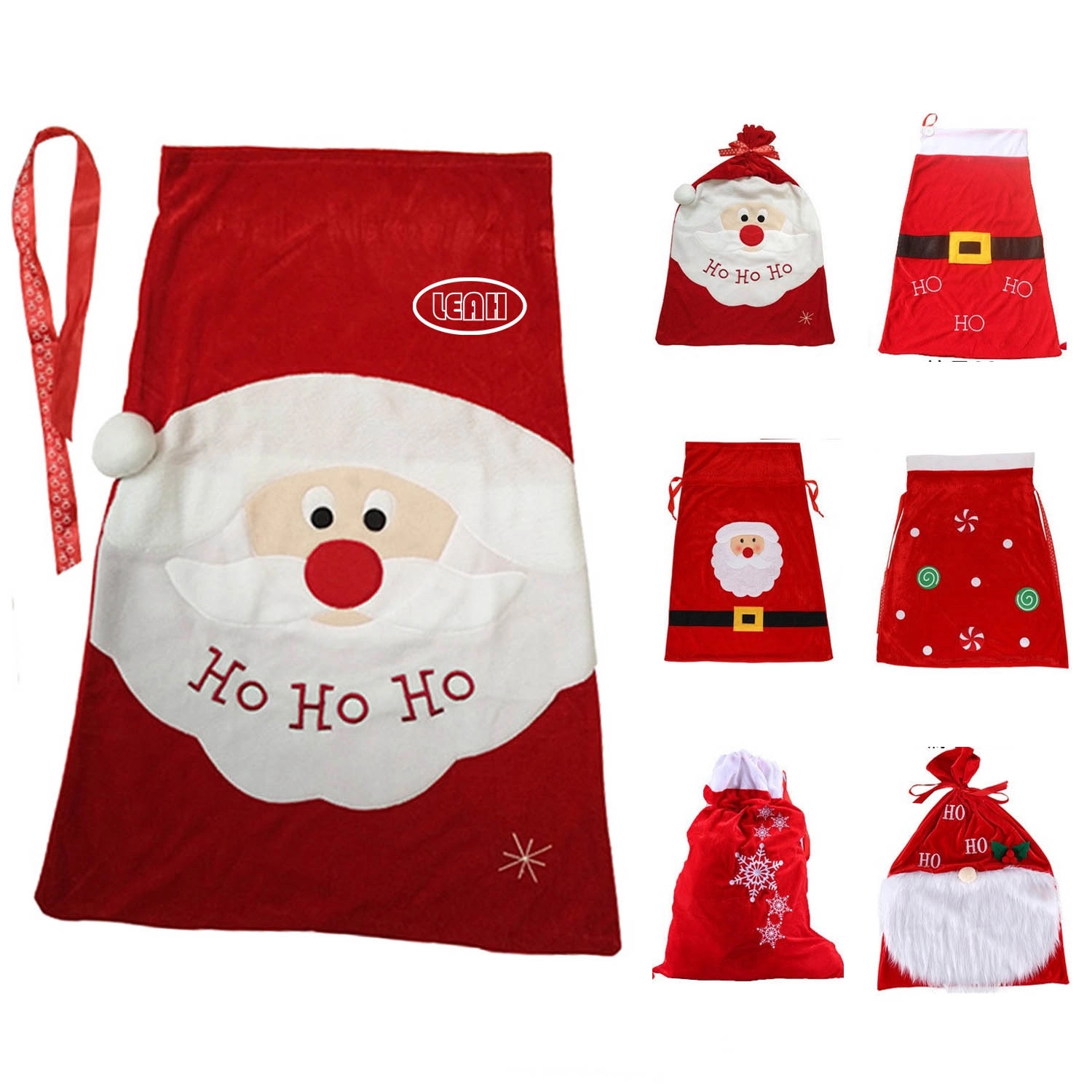 Large Christmas Santa Claus Gift Bag 2