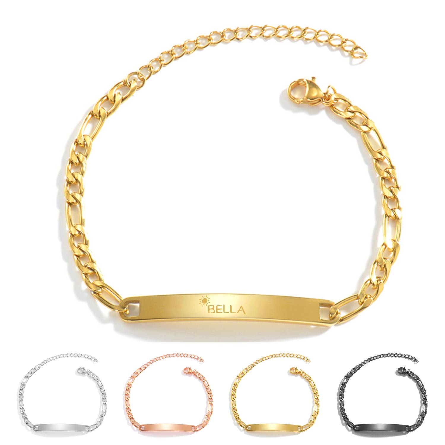 Engraveable Titanium Steel Bracelet 20