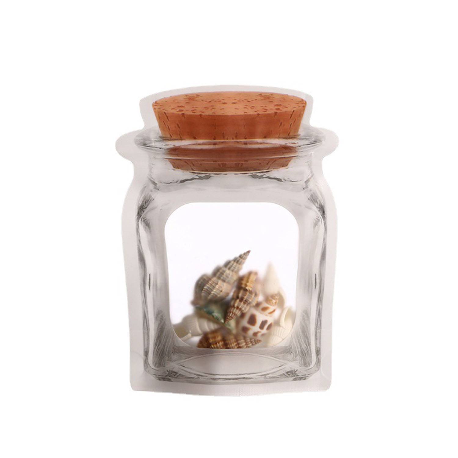 100pcs Small Reusable Bottle-Shaped Food Storage Bag 2