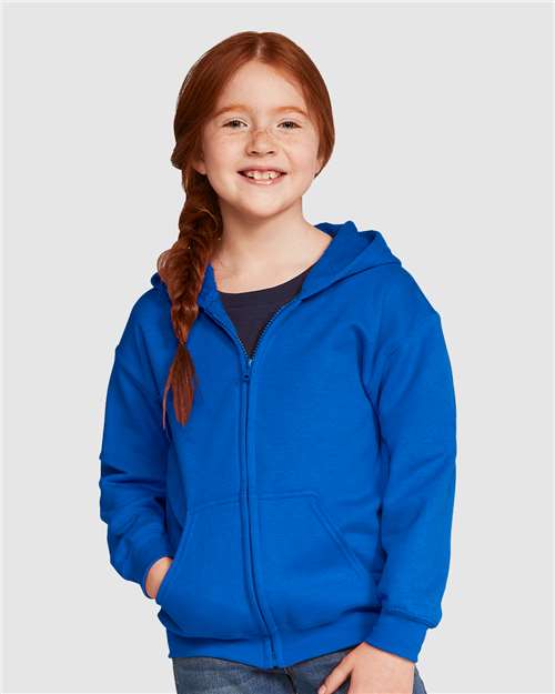 Youth Heavy Blend™ Full-Zip Hooded Sweatshirt - 18600B 51