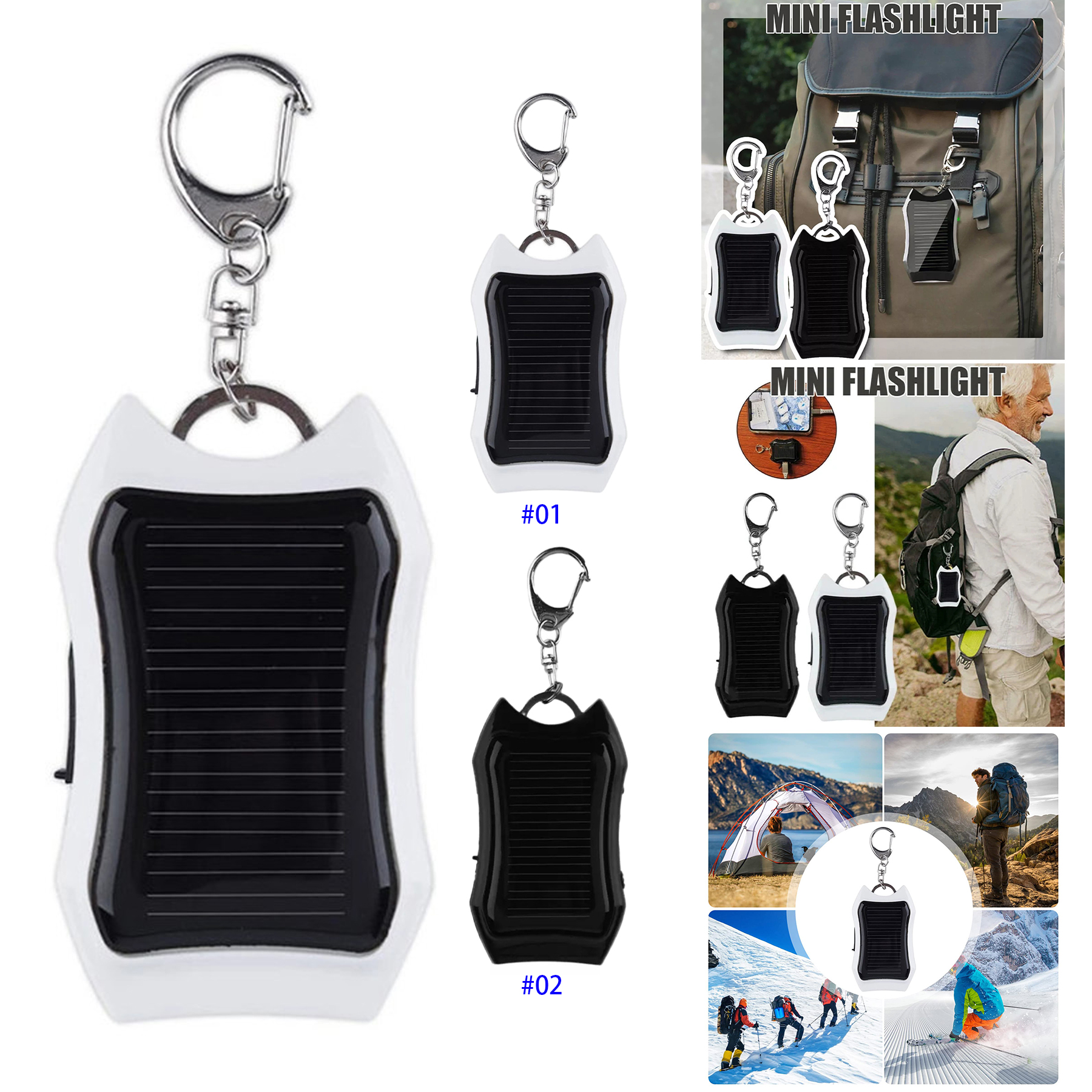 Solar-Charger-Power-Bank Keychain 2