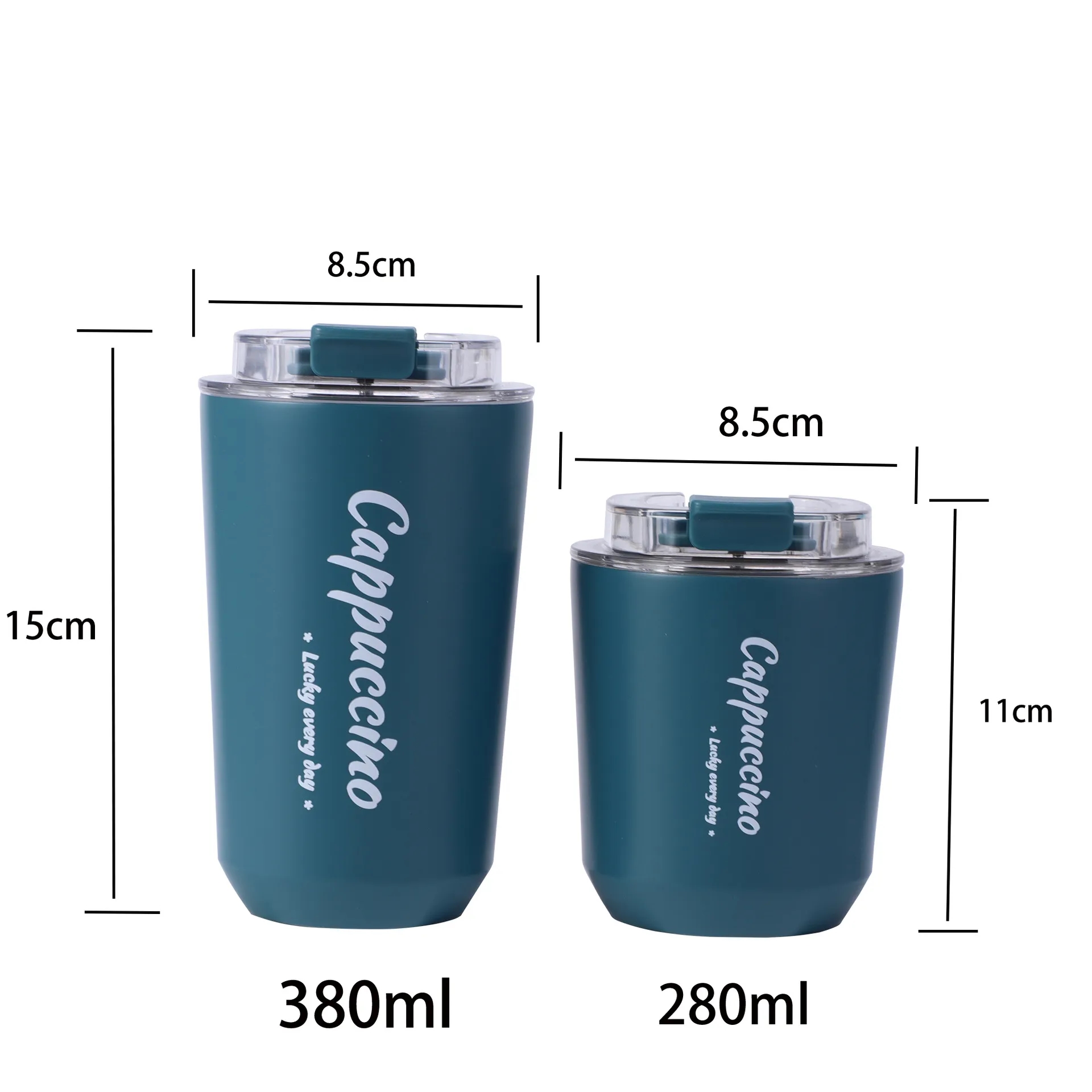 380ml Double Vacuum Coffee Cup 8