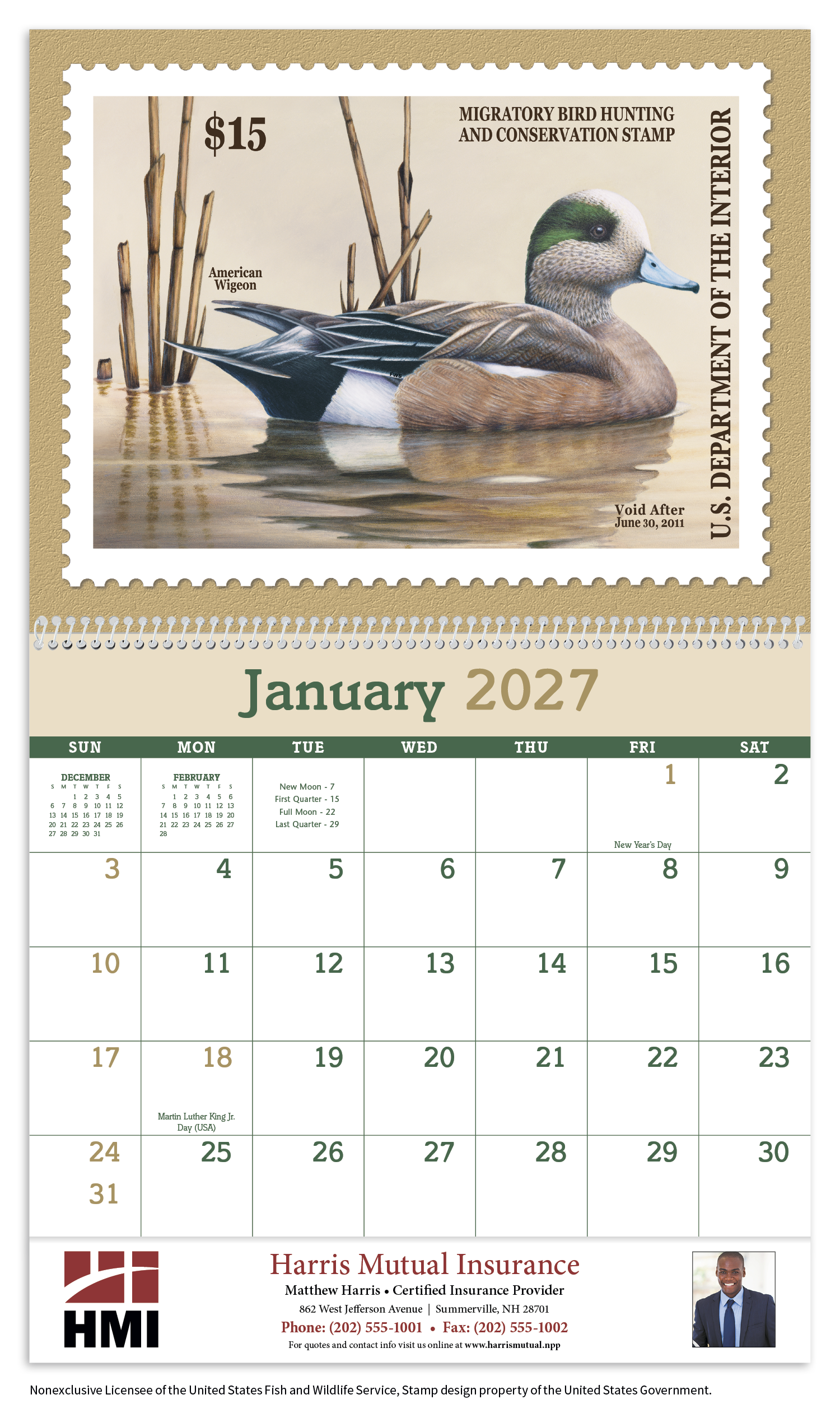 Triumph® Calendars Duck Stamps Calendar 38