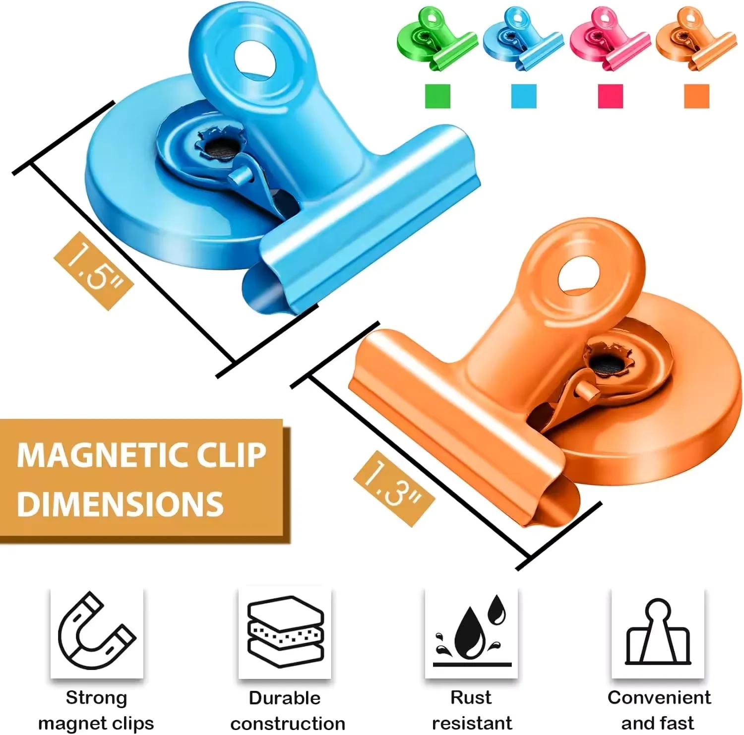 Colorful Magnetic Clips 5