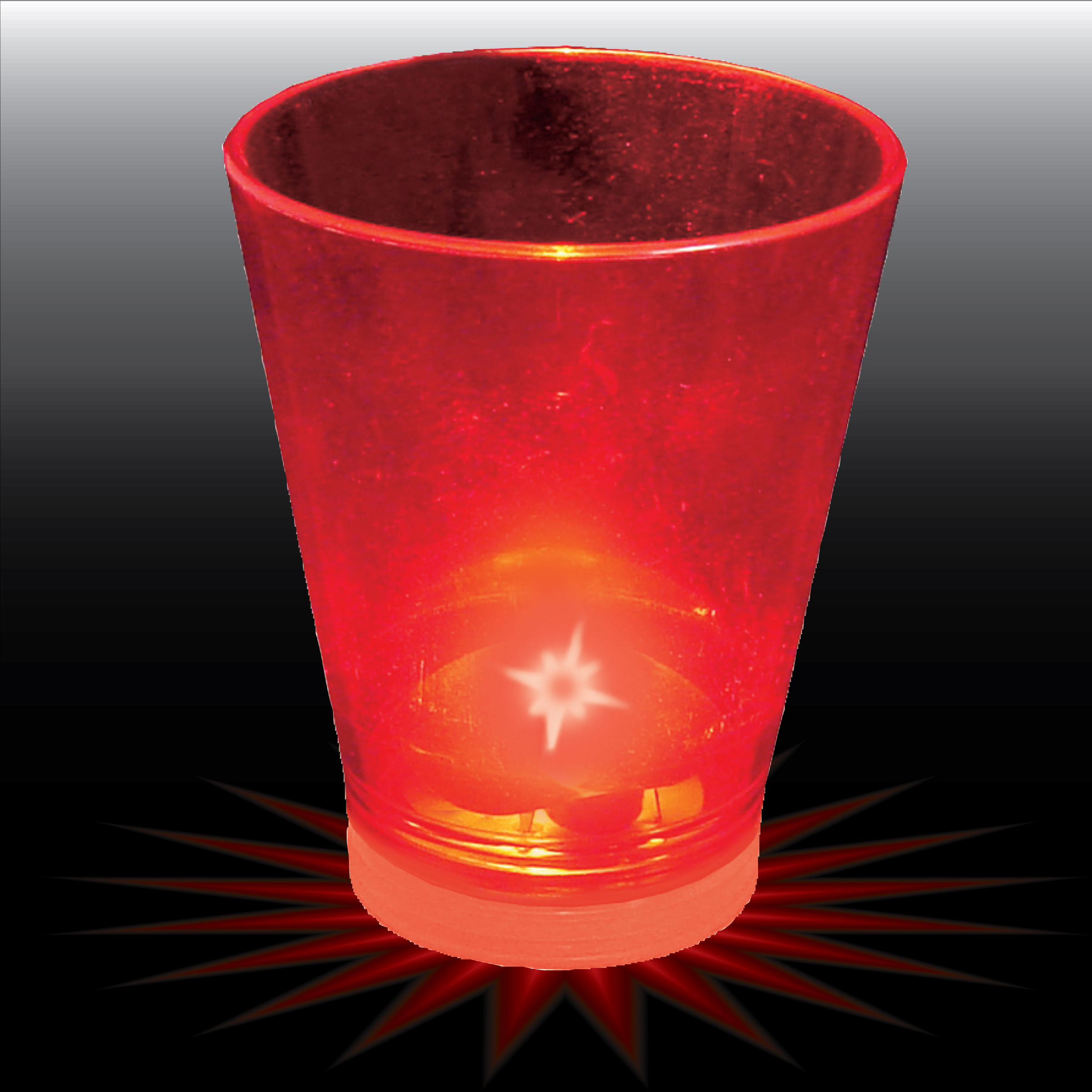 1.5oz Light Up Plastic Standard Shot Glass 19