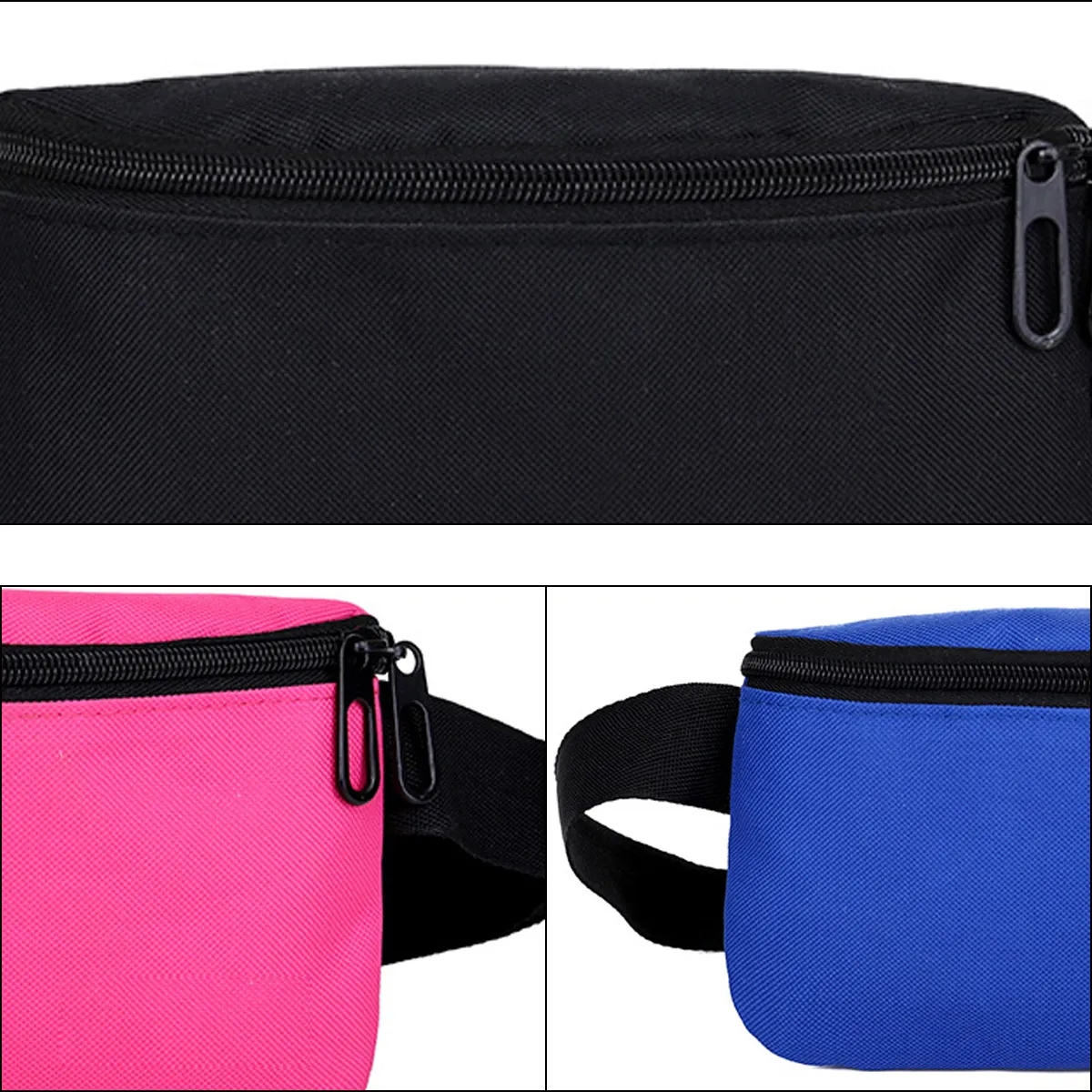 Adjustable Sports Waist Bag With Zipper Pocket Belt bag Fanny pack crossbody bags for women/man 7