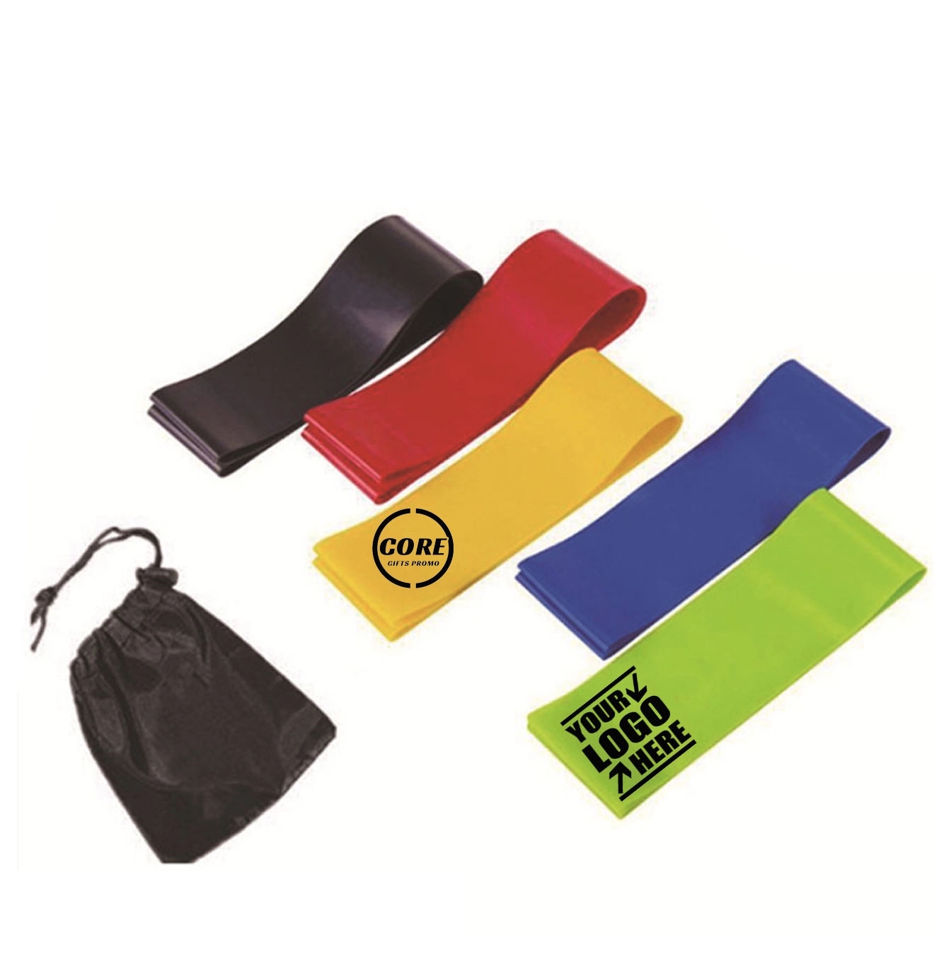 Fit Simplify Resistance Loop Exercise Bands, Set Of 5 2