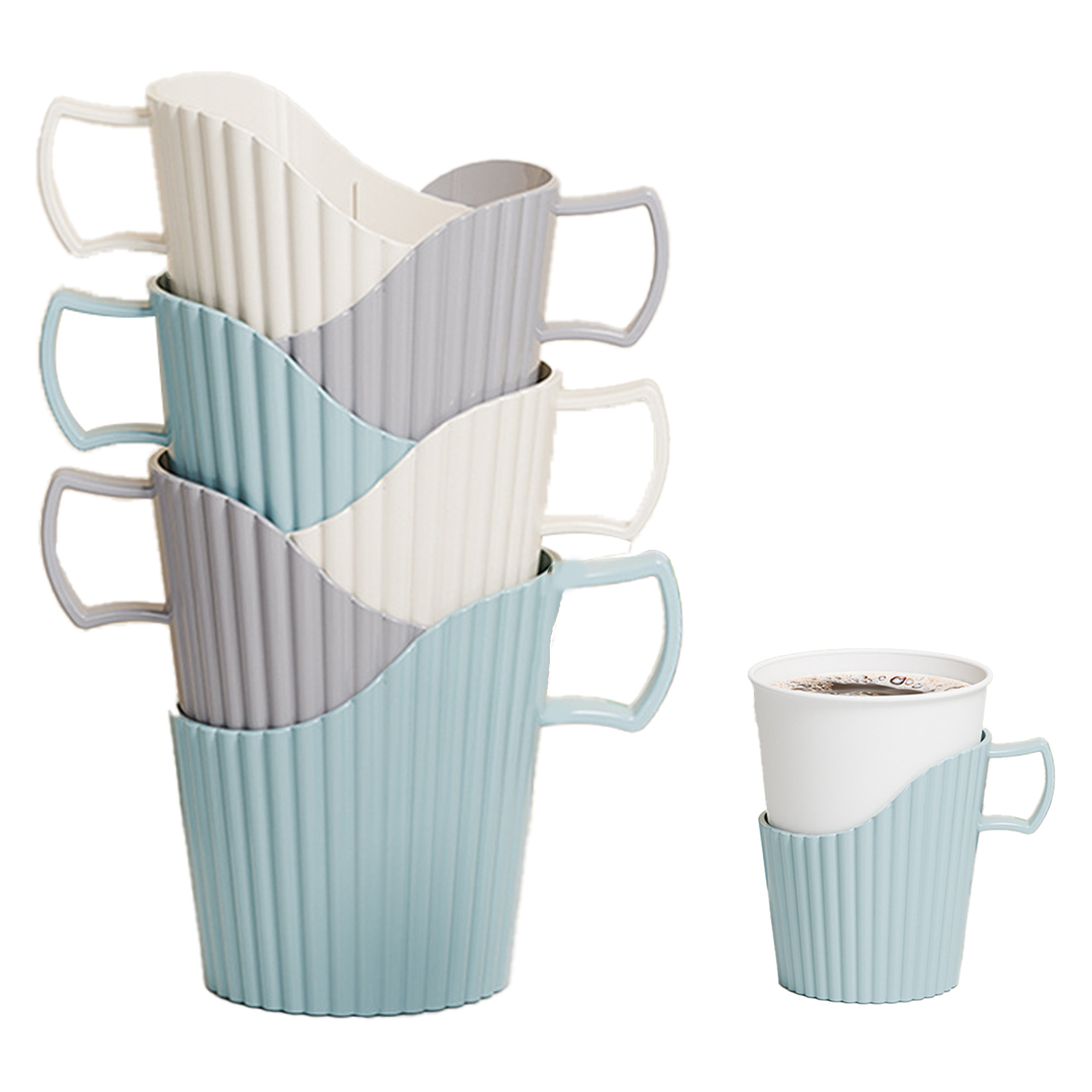 Plastic Disposable Cup Holder 1