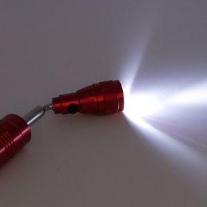 Magnetic Telescope Flashlight With Side Lamp And Adjustable Head 17