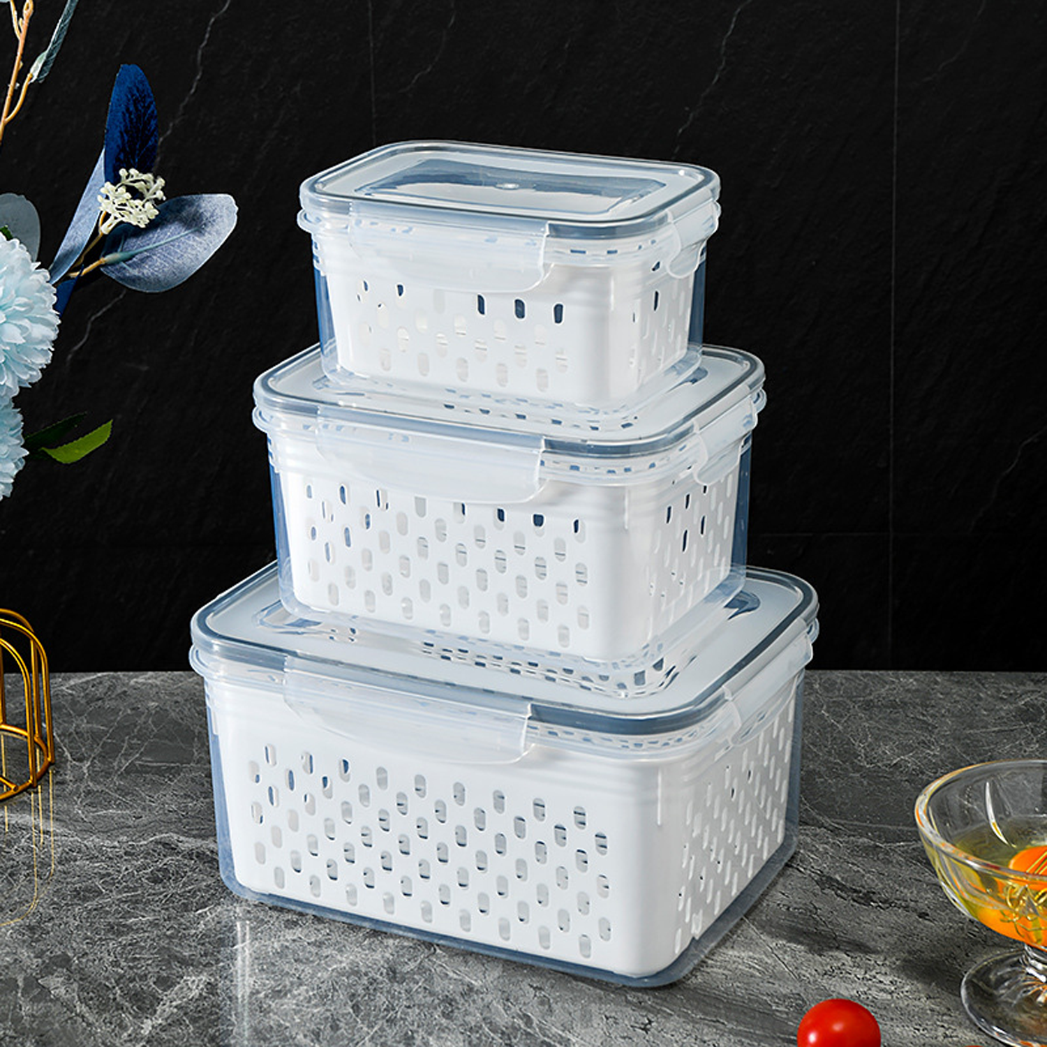 3 Pack Food Storage Containers 3