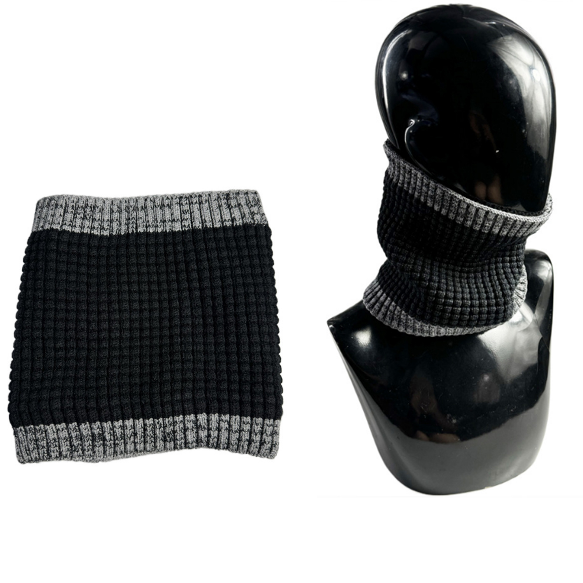 MOQ 50 PCS Flexible Winter Knitted Warm Neck Gaiter 1