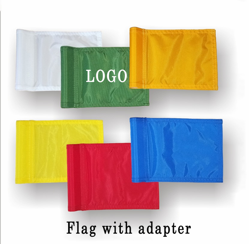 20" L x 14" W Custom 420D Golf Flags With Connecting Tube 2