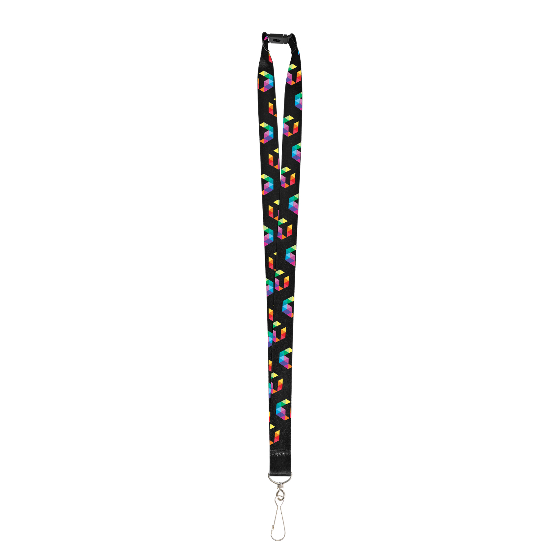 3/4" Full Color Dye-Sublimated Custom Polyester Lanyard 3
