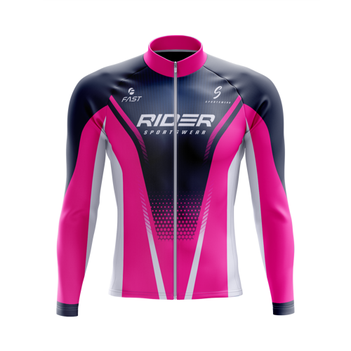 Unisex Full Sublimation Long Sleeve Cycling Jersey 2