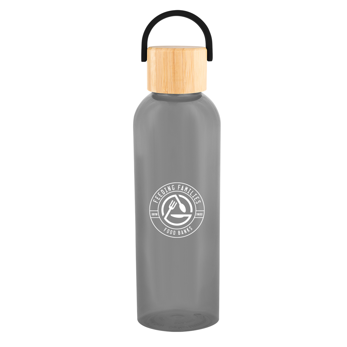 20 Oz. Ally rPET Bottle With Bamboo Lid And Easy Carry Handle 5