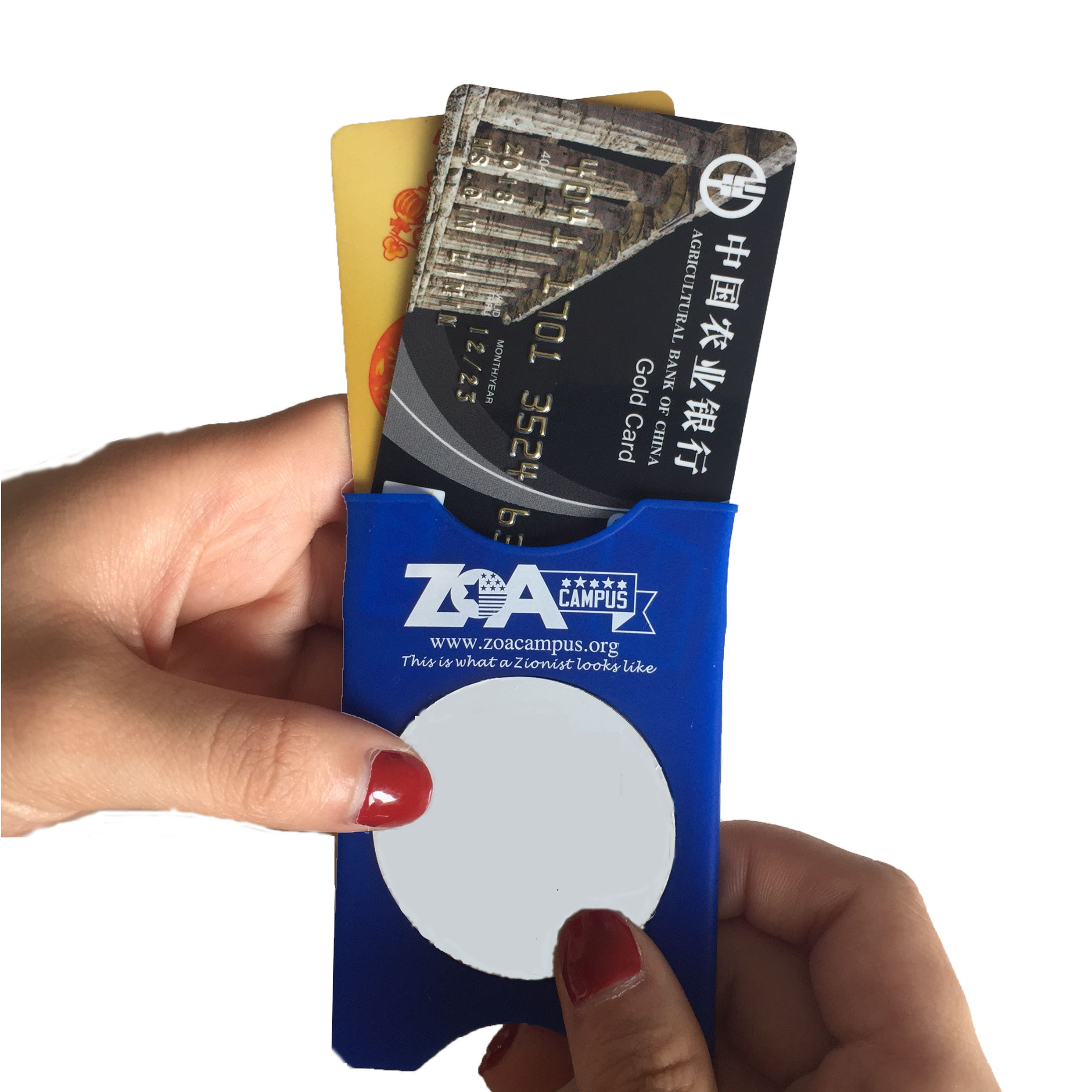 Silicone Phone Wallet with Mirror 3