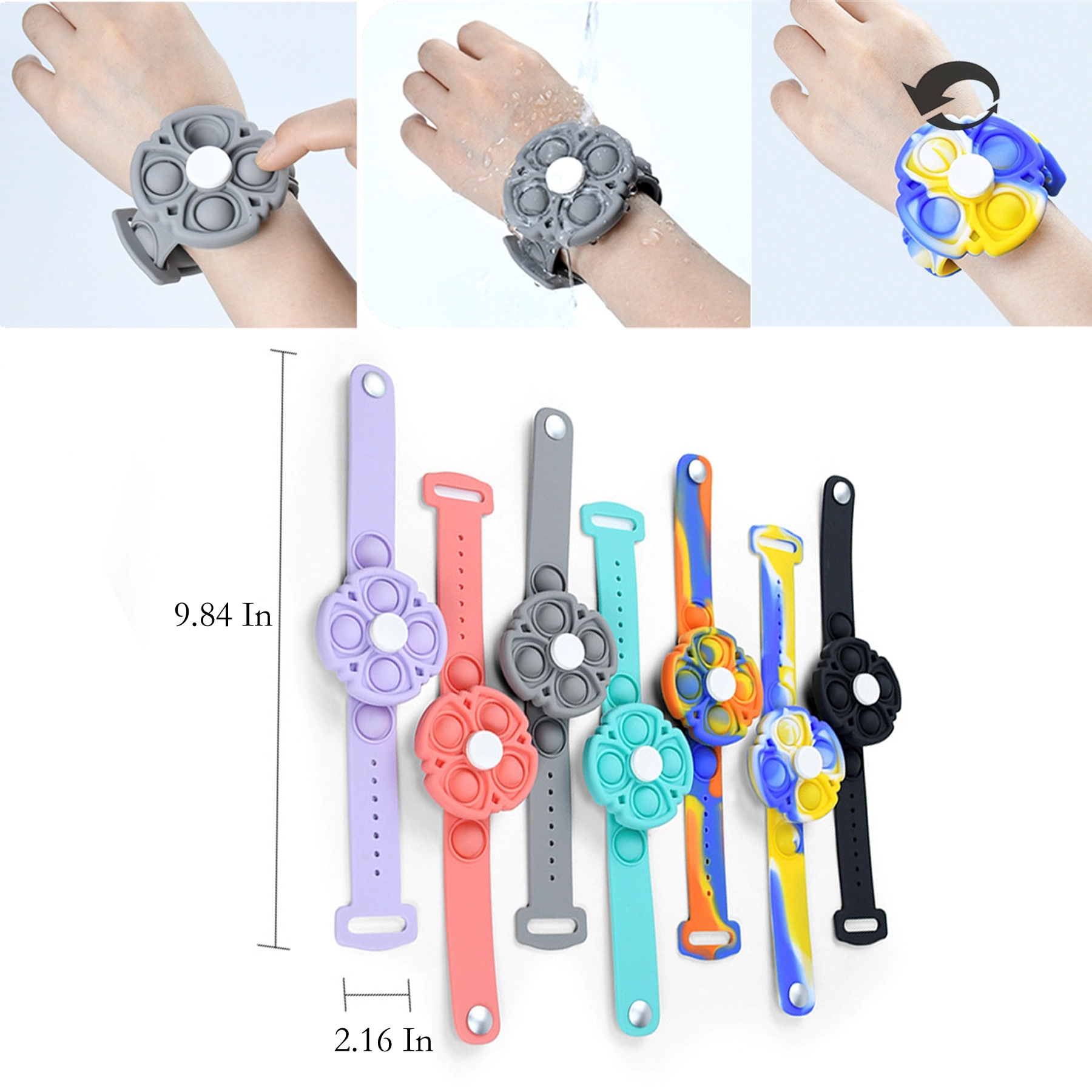 Pop Spinning Fidget Bracelets Toy 2
