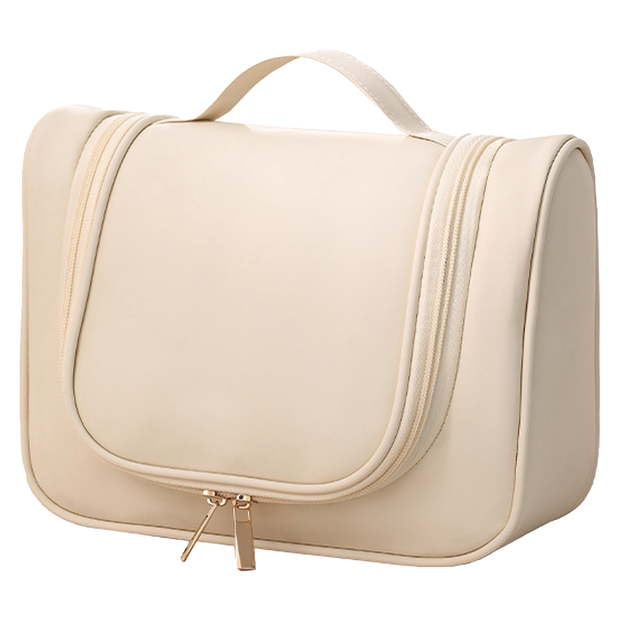 Leather Large Capacity Portable Toiletry And Makeup Bag 7