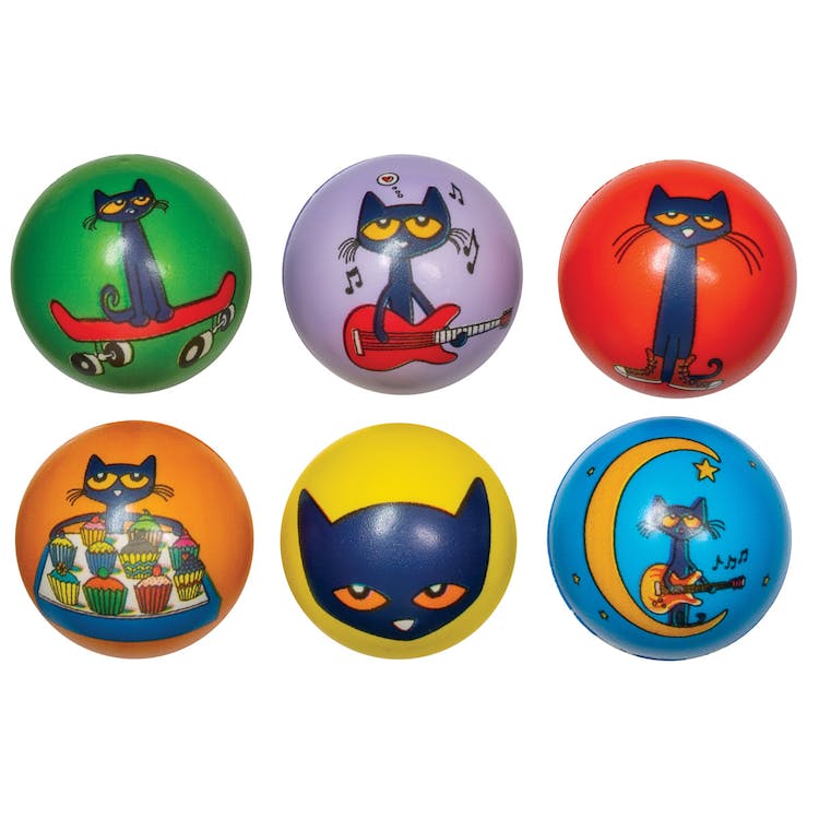 Pete the Cat Stress Ball Fidget Toy Set 2