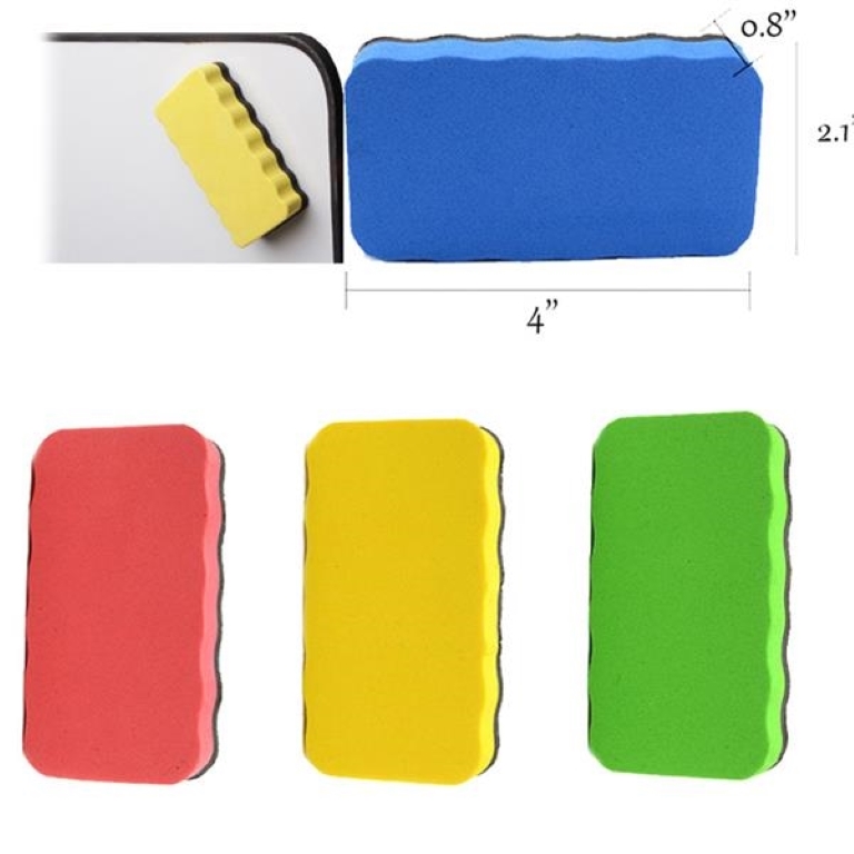 Magnetic White Board Eraser Dry Erase 2