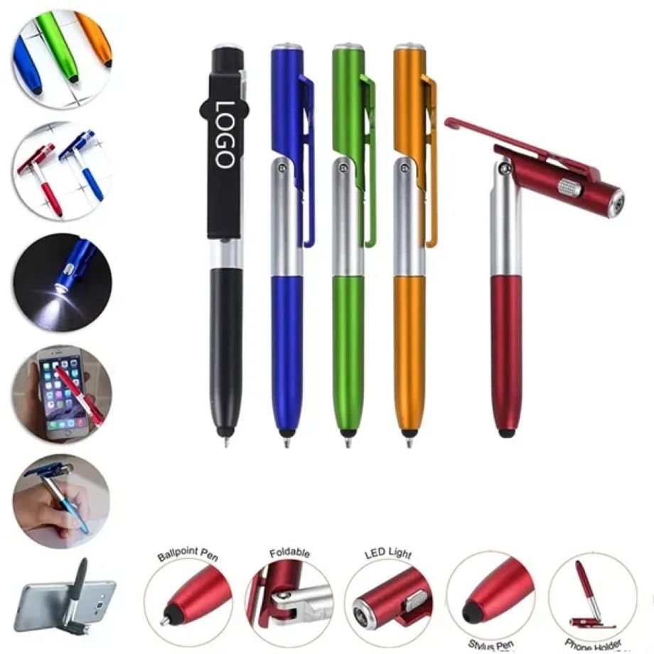 Multifunction Touch Screen Ballpoint Pens with LED Light 3