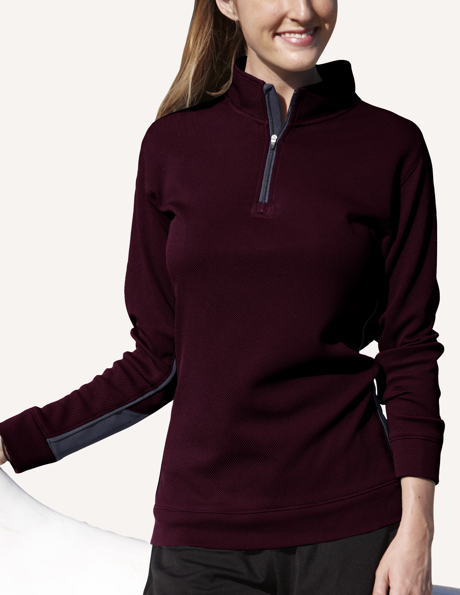 Ladies' Pro-Blitz Long Sleeve Pullover Shirt 8