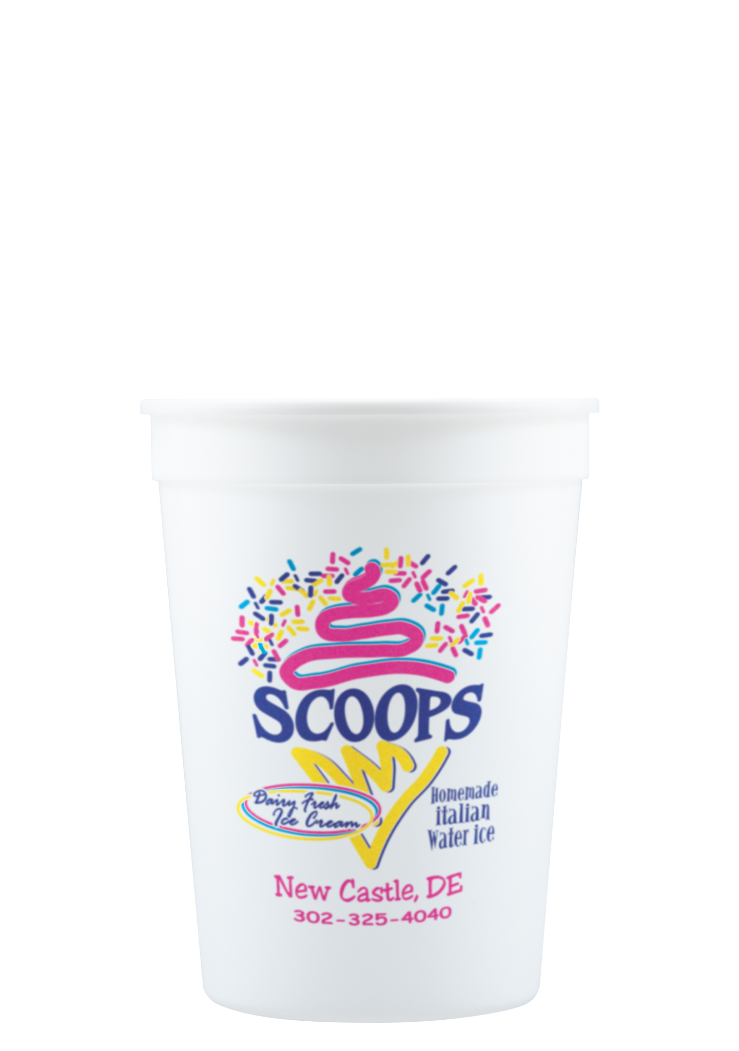 12 oz Soft Sided Plastic Cup Clear Hi-Speed Print 2