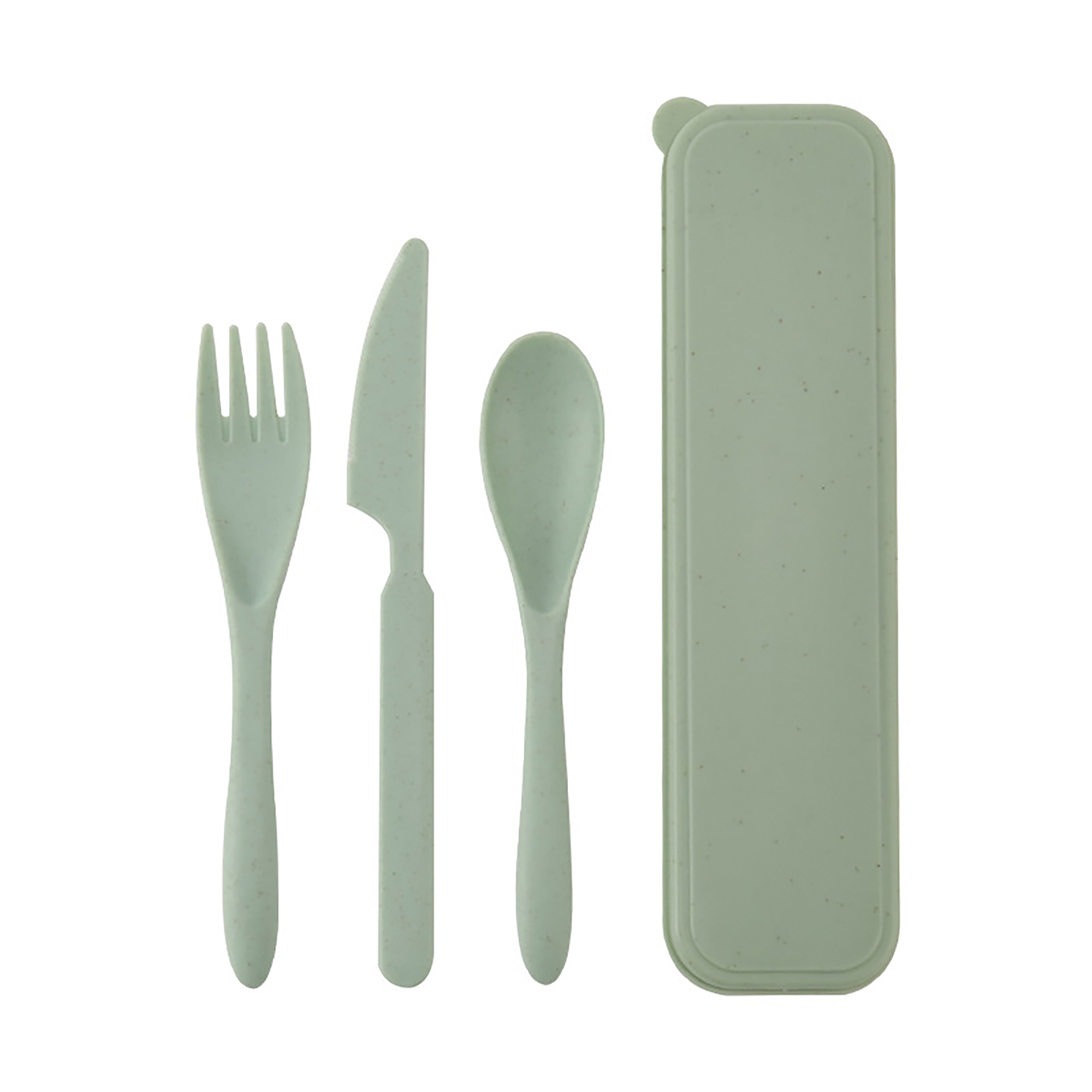 Eco-Friendly Wheat Straw Travel Cutlery Set 10
