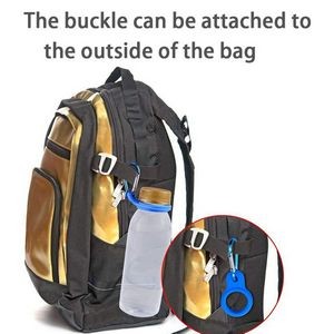 Versatile 2 In 1 Silicone Water Bottle Holder With Carabiner 4