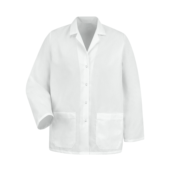 Red Kap Healthcare -  Women's Two-Pocket Gripper-Front 28" Lapel Counter Coat