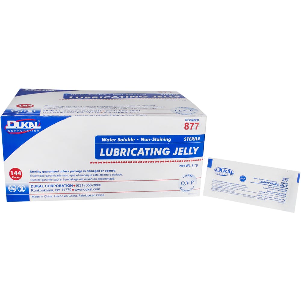 Lubricating Jelly Packets - 0.1 oz Foil Pack 2