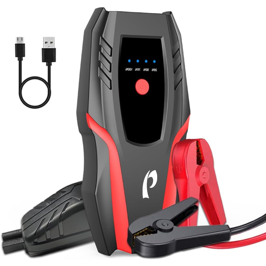 Car Jumper with Reverse Protection Clamps & Gift Box (For 6L Engines) 14