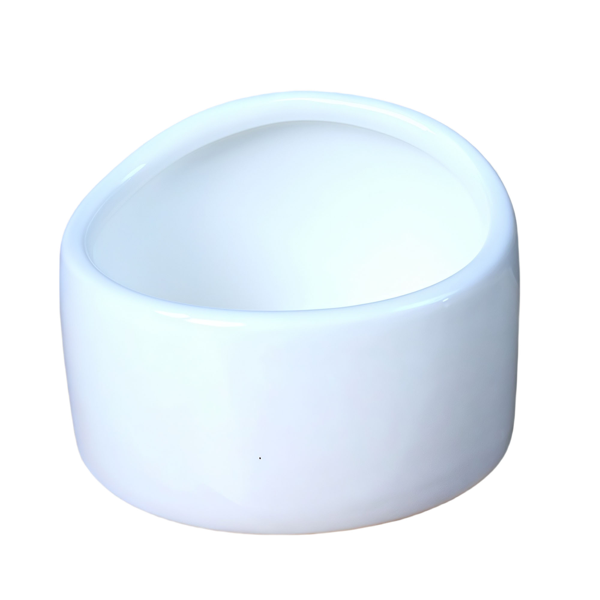 Simple Ceramic Small Pet Hamster Food Bowl 7
