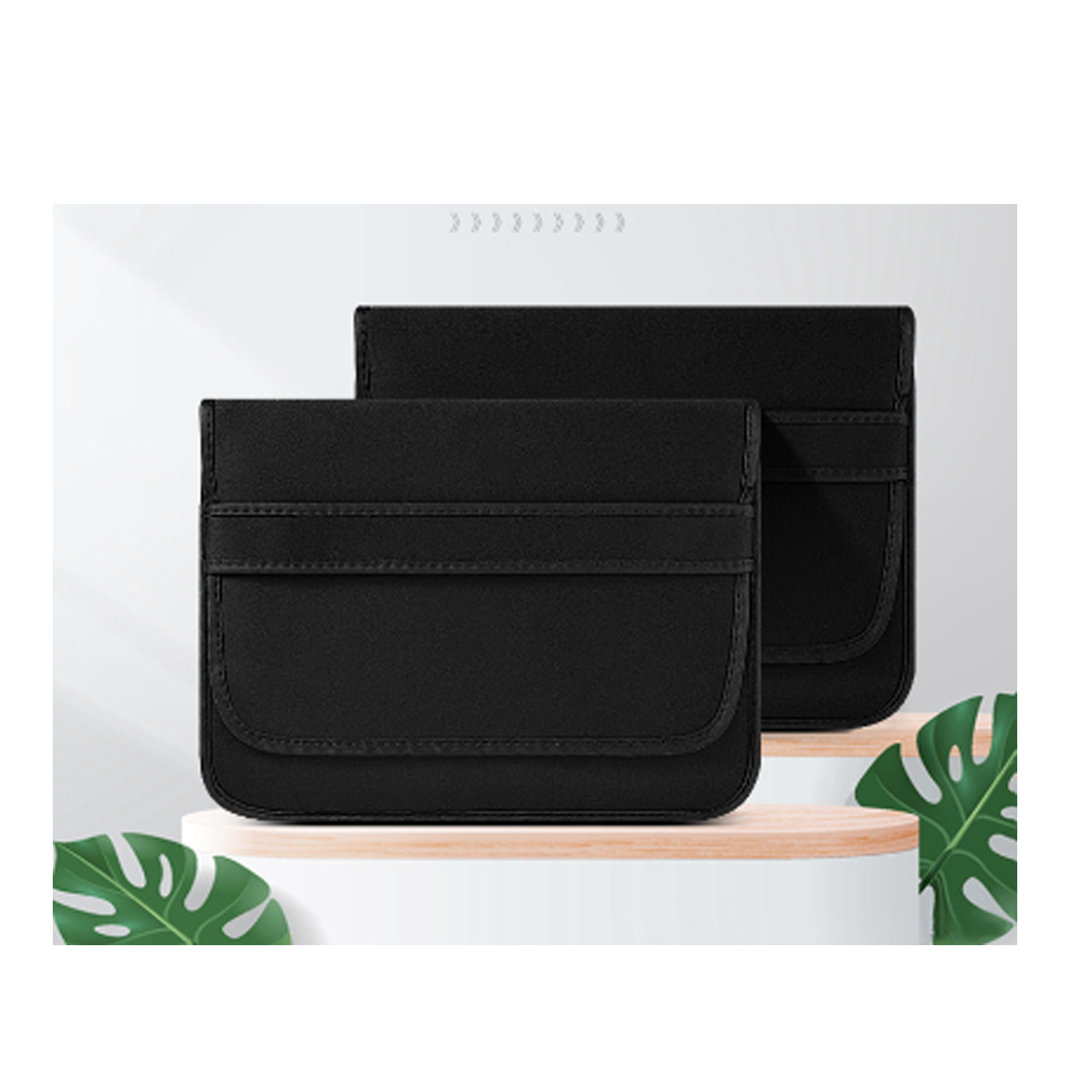 Neoprene Laptop Sleeve w/ Front Flap & Elastic Closure 5