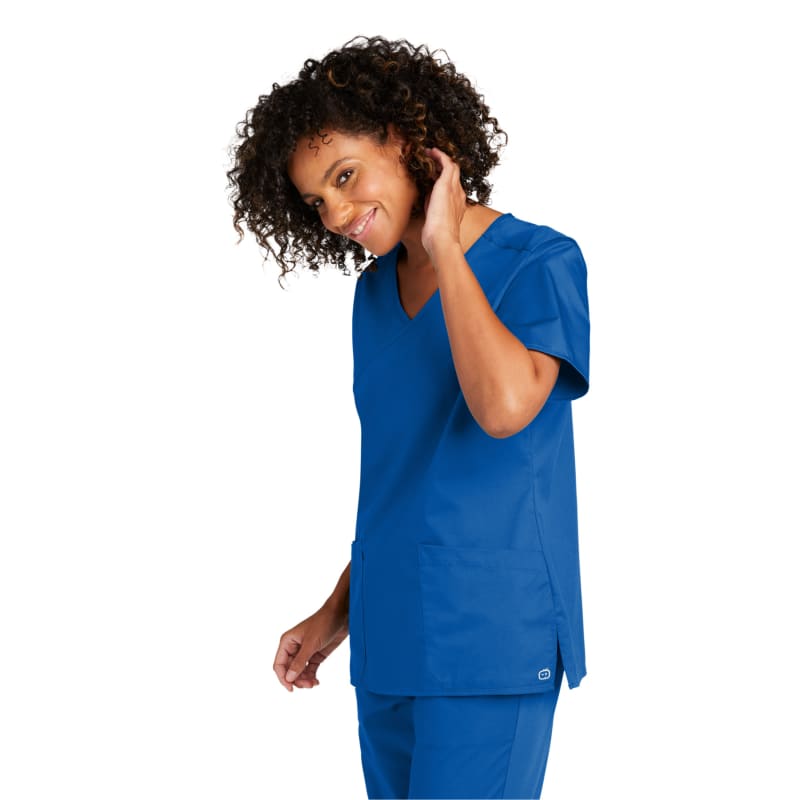 WonderWink Women's WorkFlex Mock Wrap Top 11