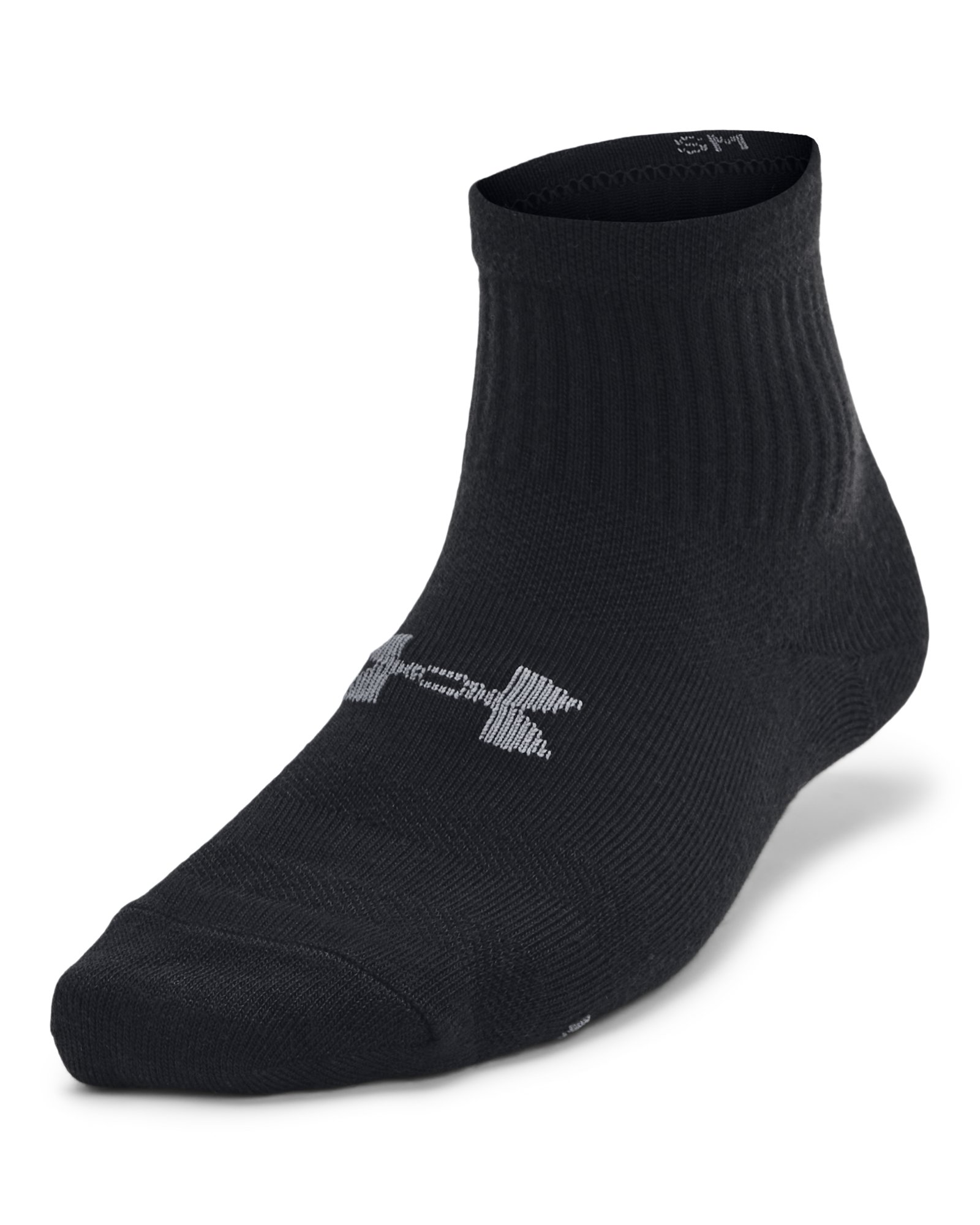 UA Essential Kids' 3-Pack Quarter Socks 3