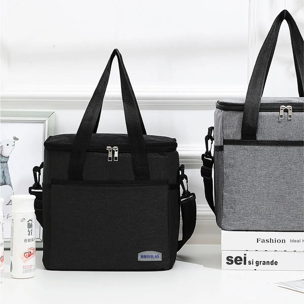 Insulated Lunch Bags Leakproof Cooler Tote Travel Picnic 2