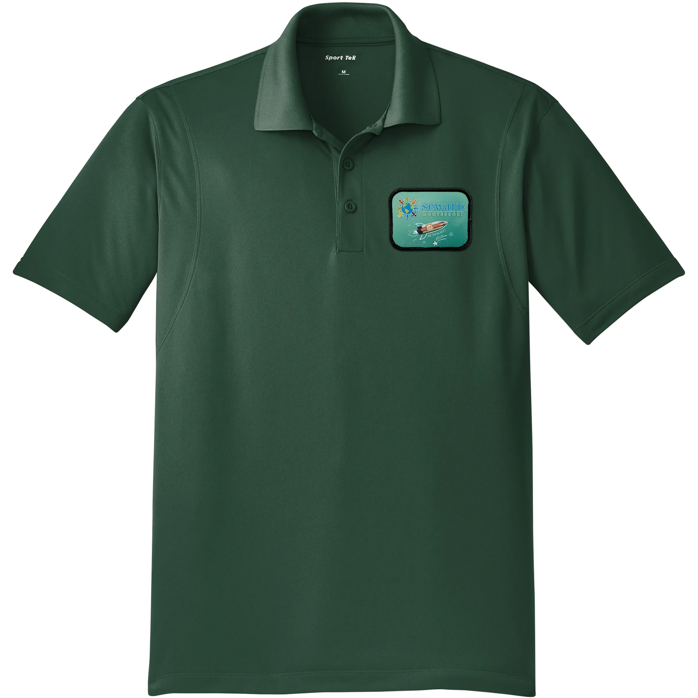 SPORT-TEK(R) MICROPIQUE SPORT-WICK(R) POLO WITH EMBLEM 30