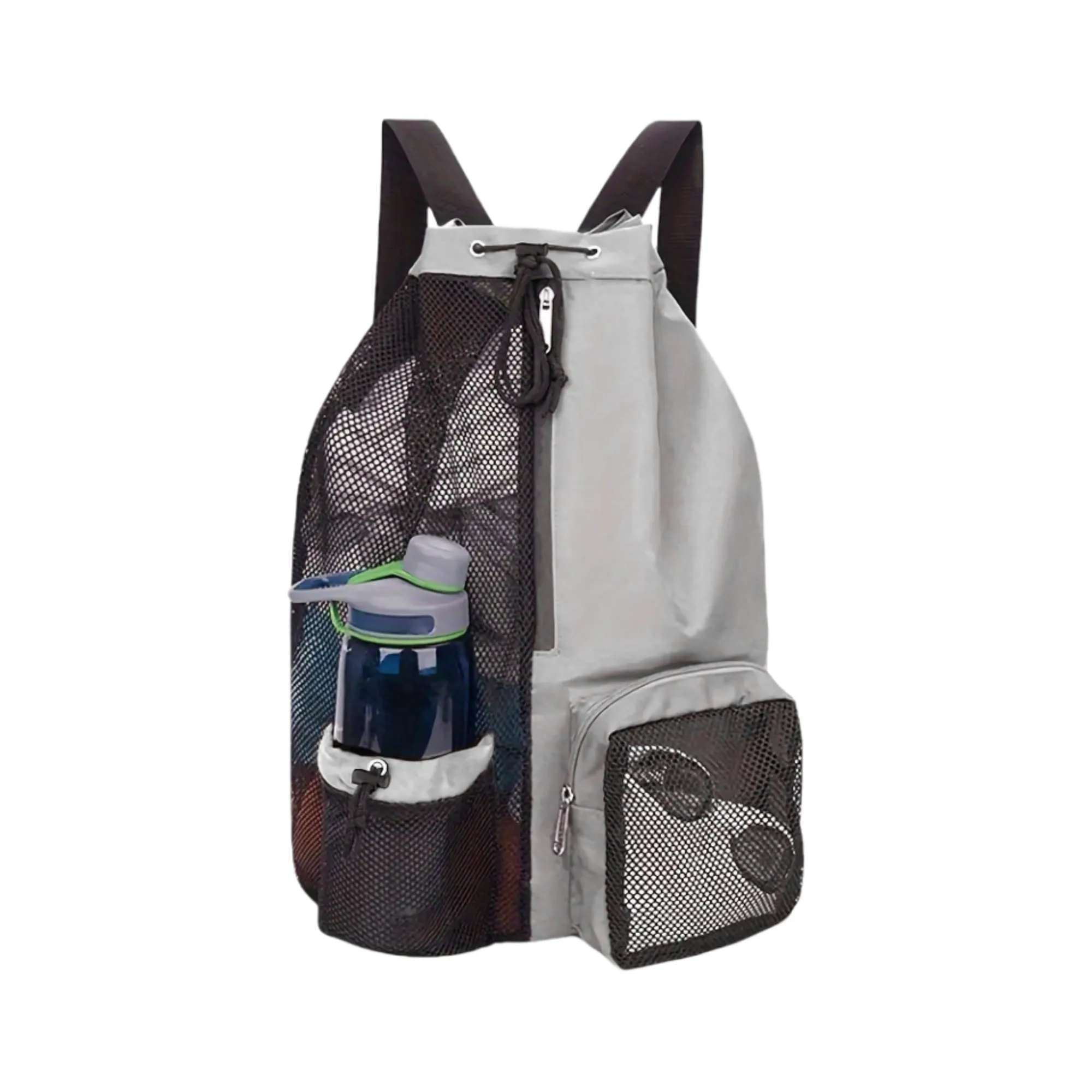 Two Tone Sport Drawstring Backpack 4