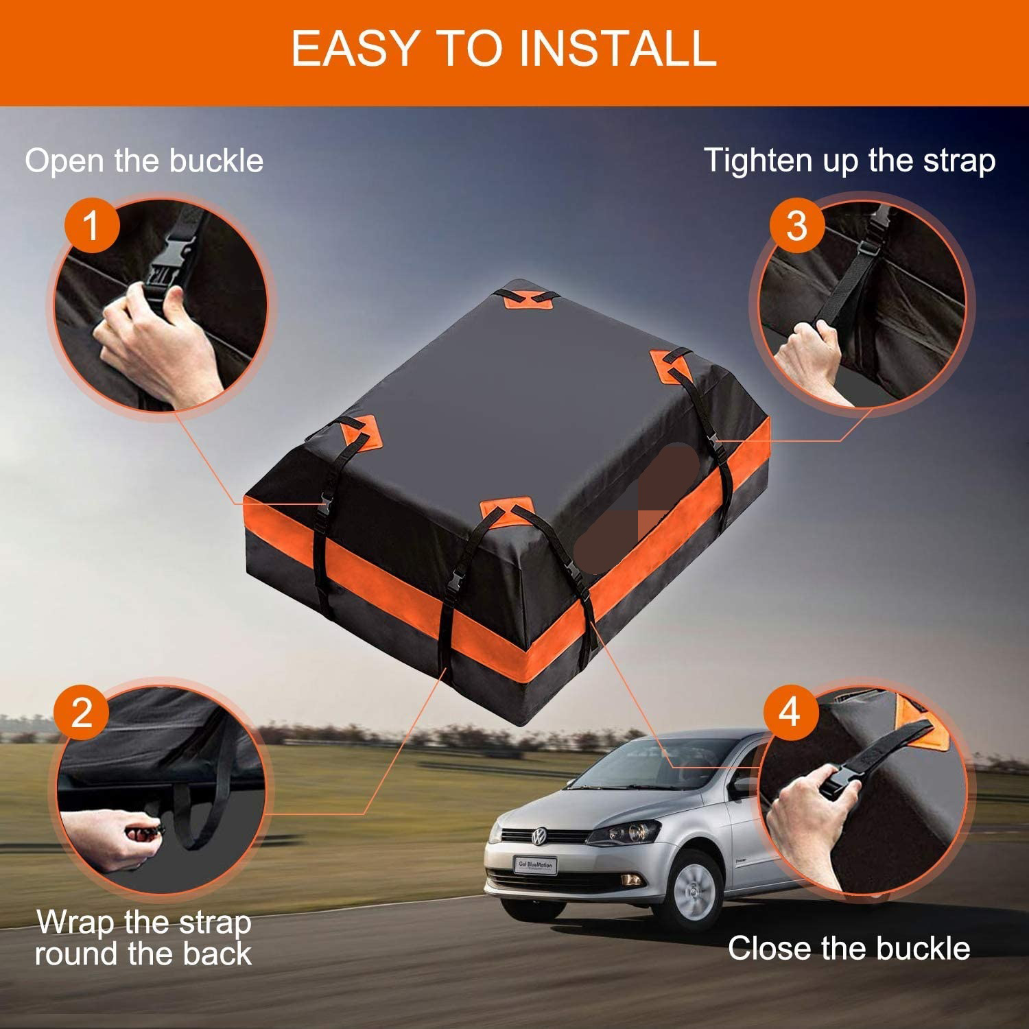 Waterproof Bag for All Cars with/Without Rack 4