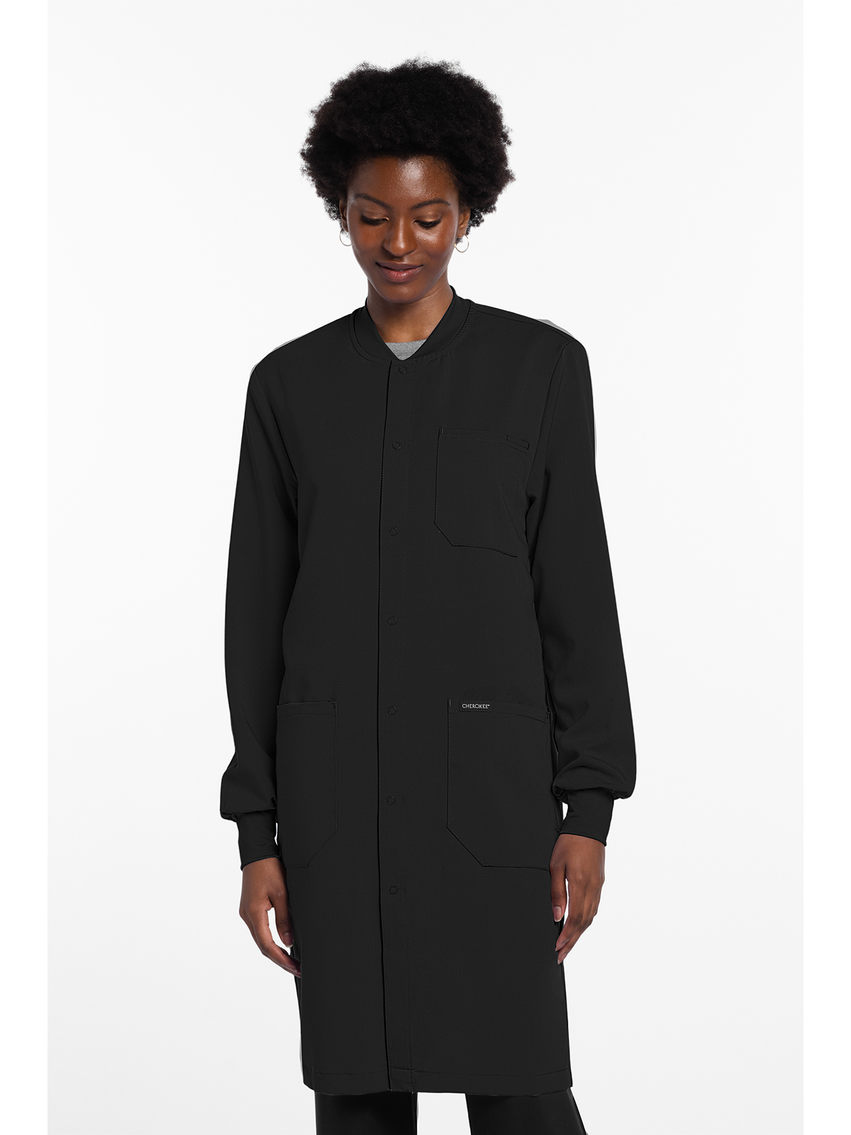 Cherokee - Project Lab - Unisex 3-Pocket 40" Full-Length Lab Coat 2