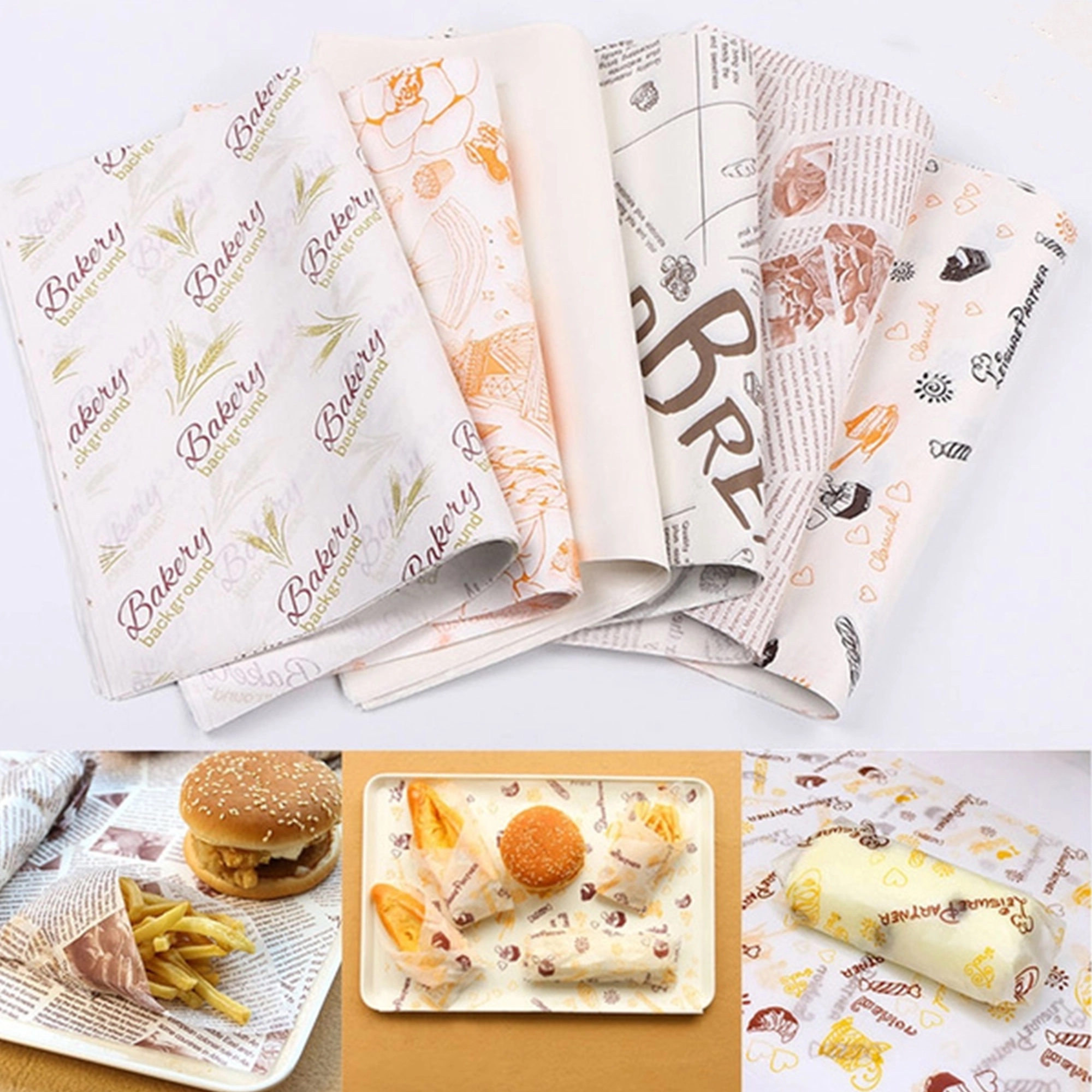 Grease Resistant Food Warpping Paper