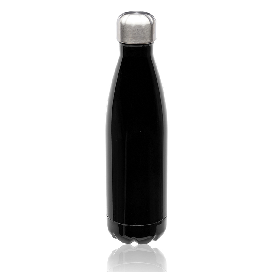 Cola-shaped Stainless Steel Water Bottle - Double Wall, custom water bottle with logo imprint 4