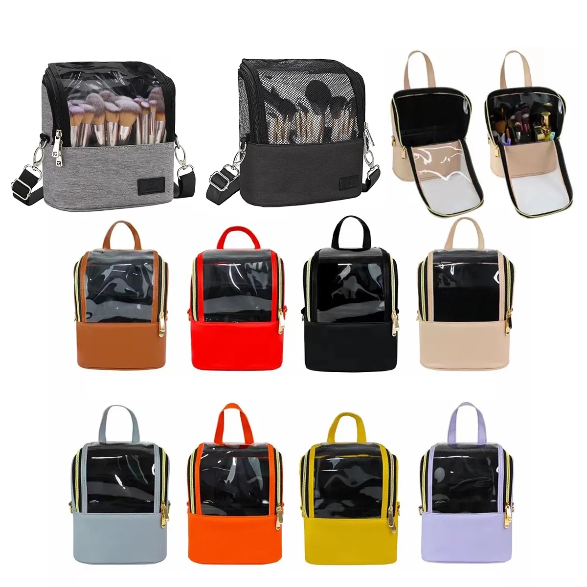 Large Waterproof Portable Travel Makeup Bag With Divider 5