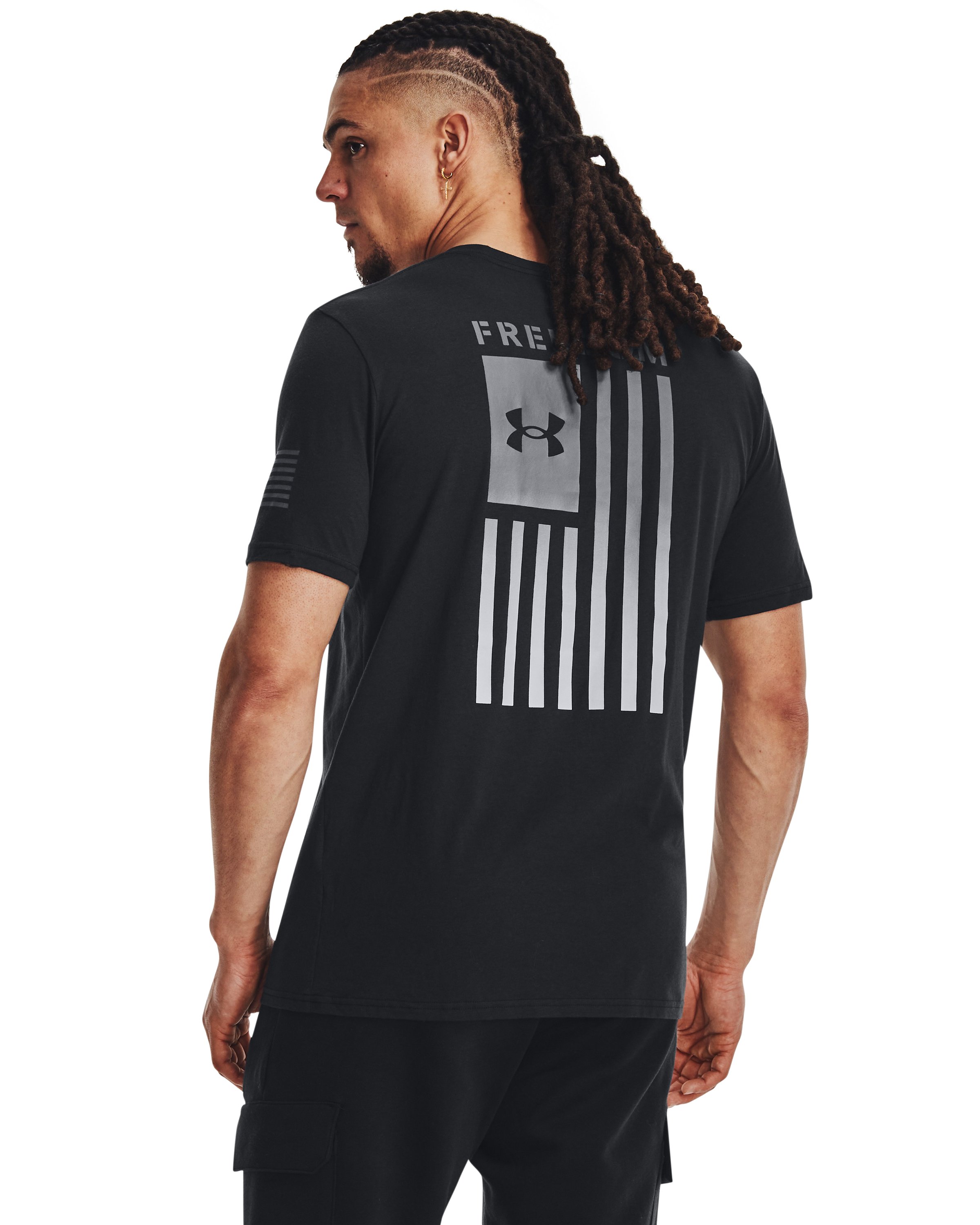 UA Freedom Flag Gradient Men's T-Shirt 2