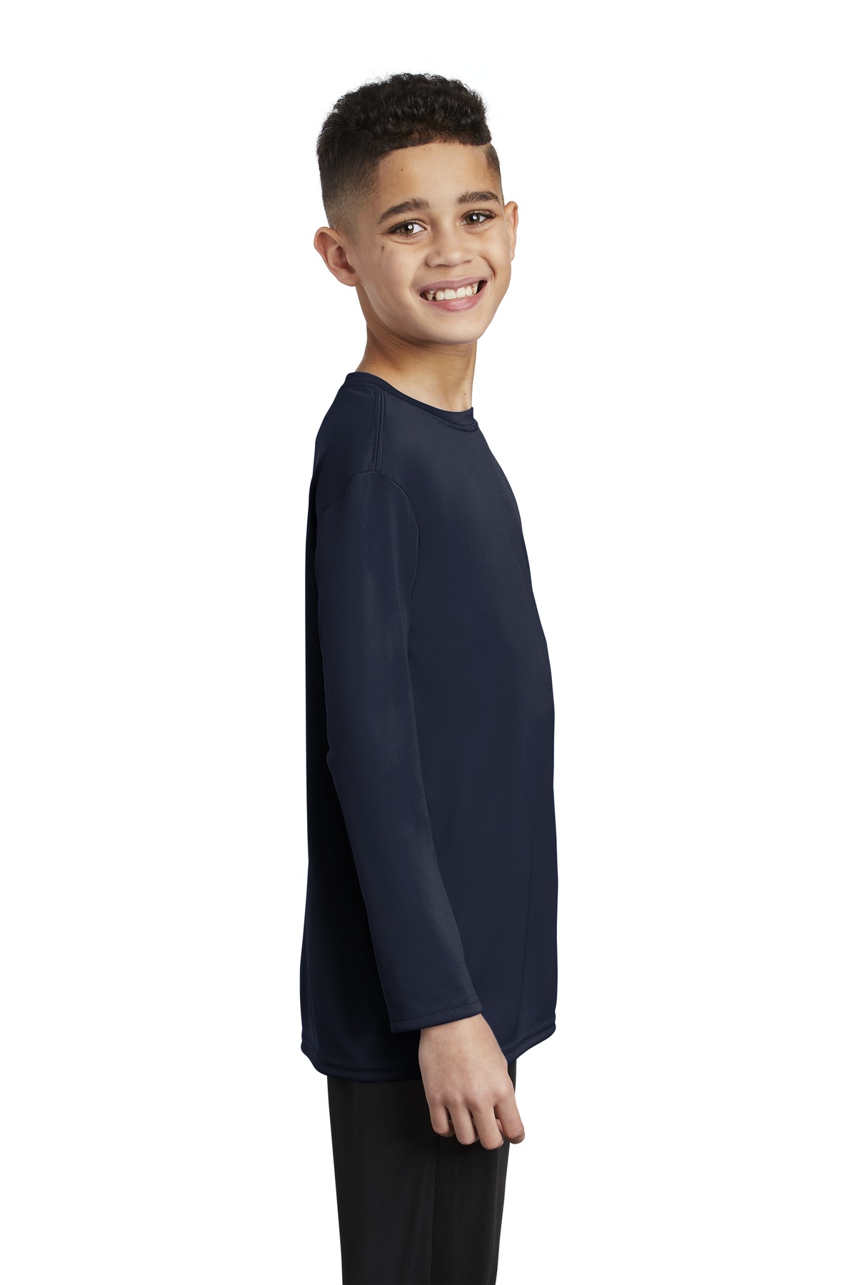 Port & Co Youth Long Sleeve Performance Tee PC380YLS 40