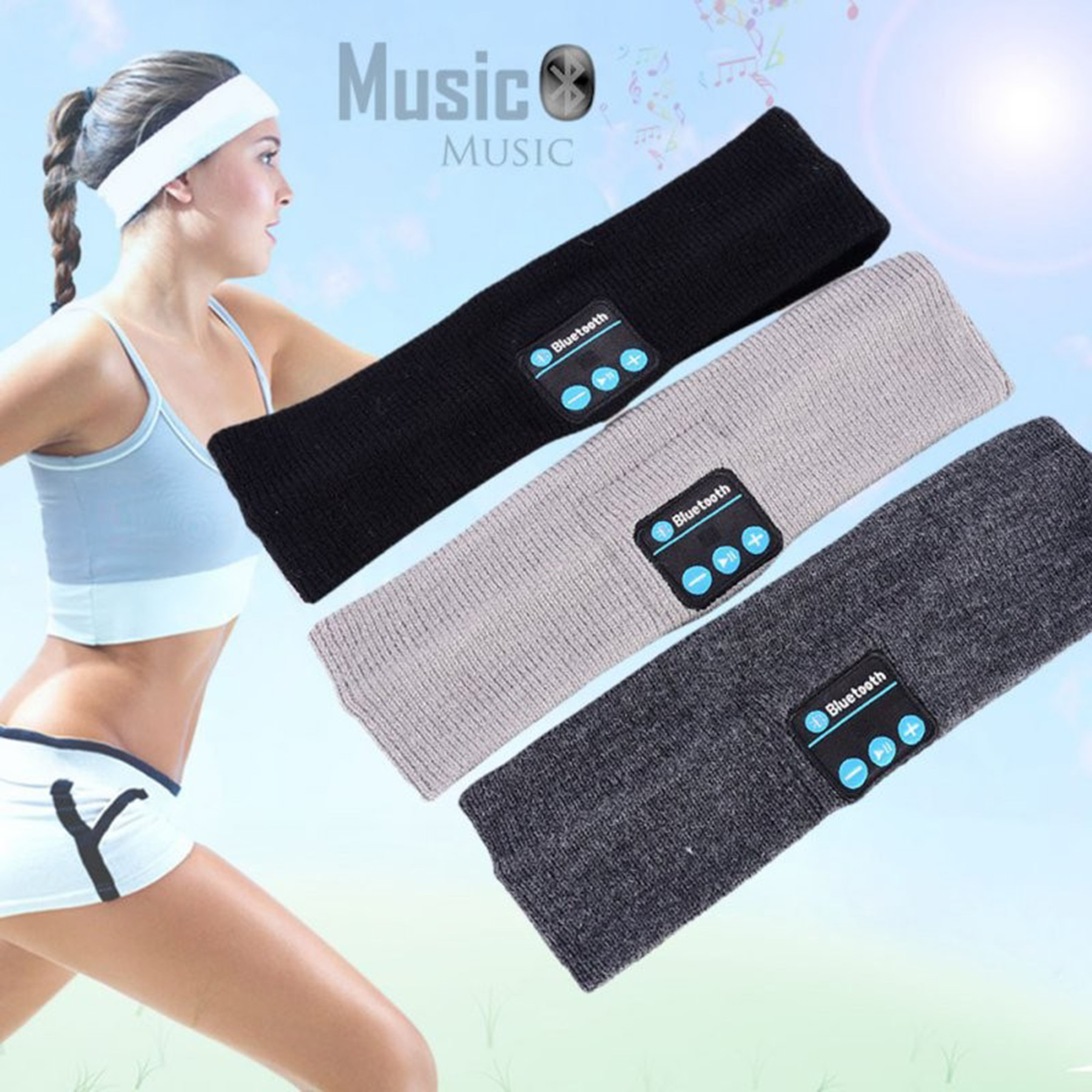 Bluetooth Sport Headband 4